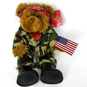 Build a Bear 2001 Centennial III military outfit dog tags BAB limited edition